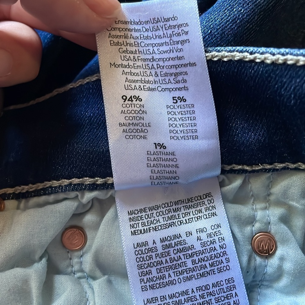 Mother Denim The Weekend Flare Jeans size 29 in Teaming Up Wash - Picture 7 of 9